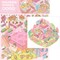 Cute Spring House Sticker Scene, Larger Size, Isometric Sticker Activity, Adorabilities